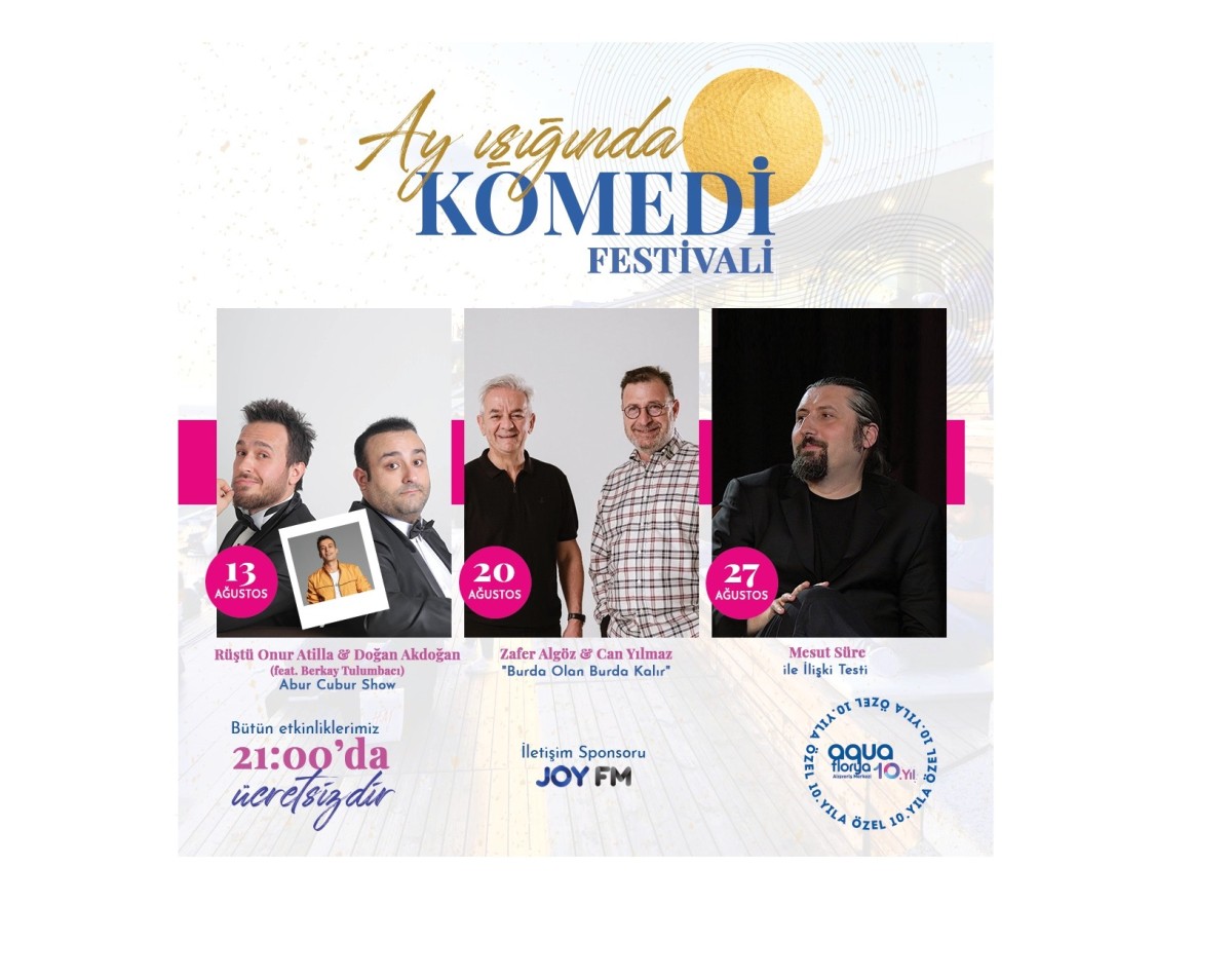 Ay Işığında Komedi Festivali Başlıyor!