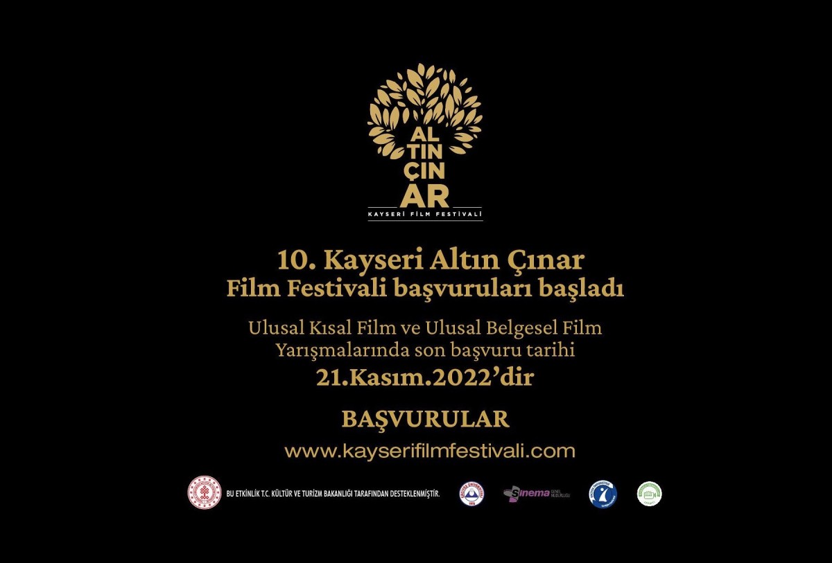 10. Kayseri Altın Çınar Film Festivali Başvuruları Başladı!
