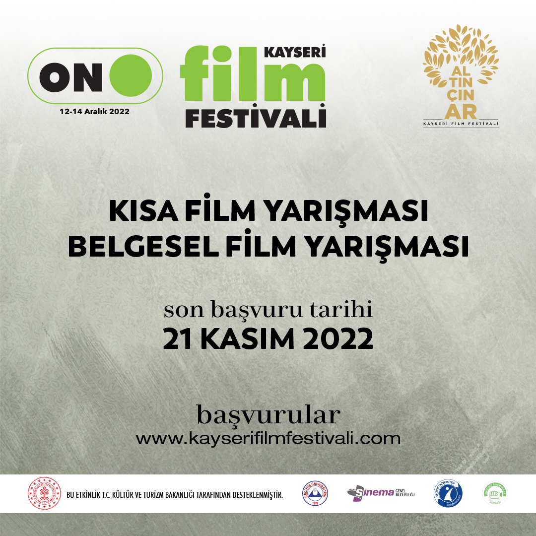 10. Kayseri Altın Çınar Film Festivali Finalist Filmler belli oldu