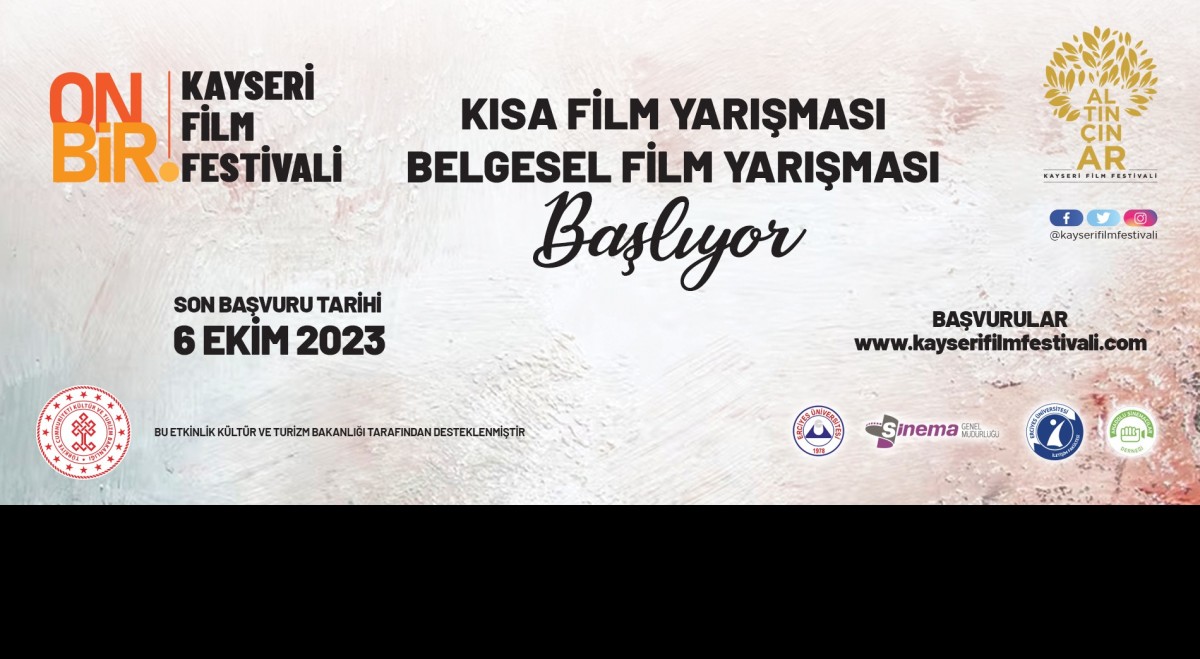 11. Kayseri Altın Çınar Film Festivali Başvuruları Başladı!