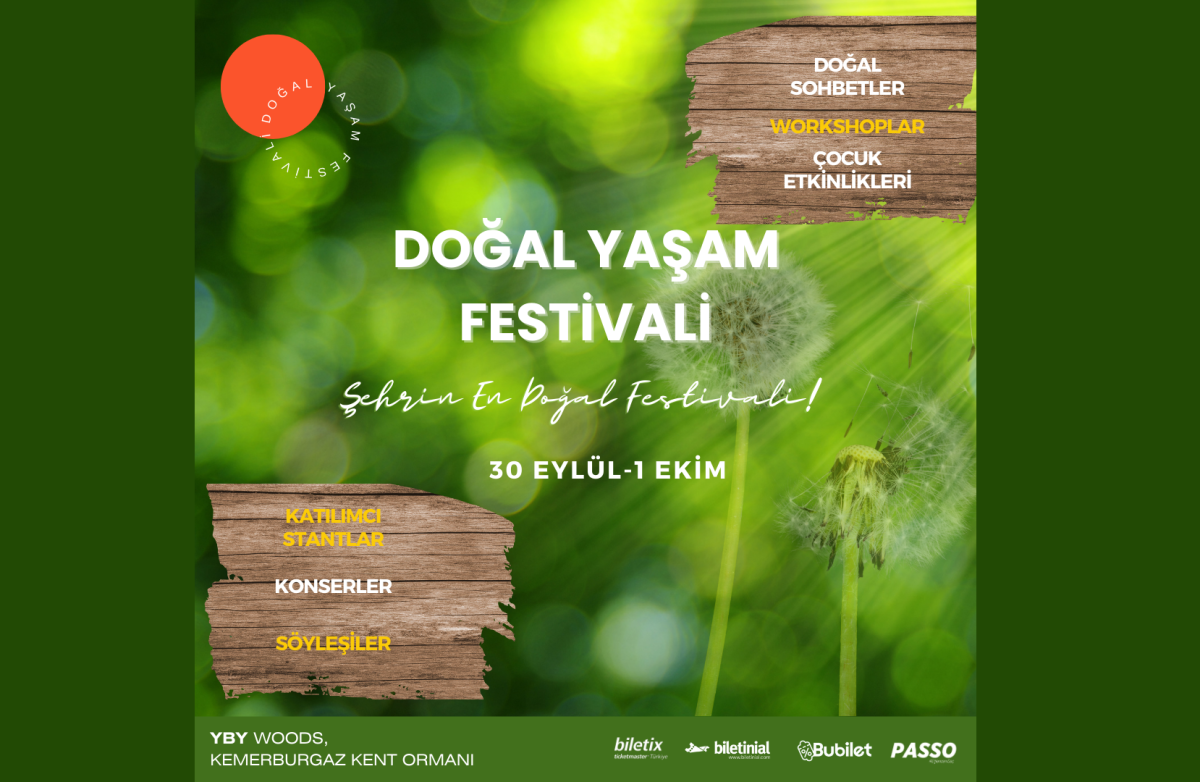 Doğal Yaşam Festivali bu yıl 6.Kez YBY Woods’da 