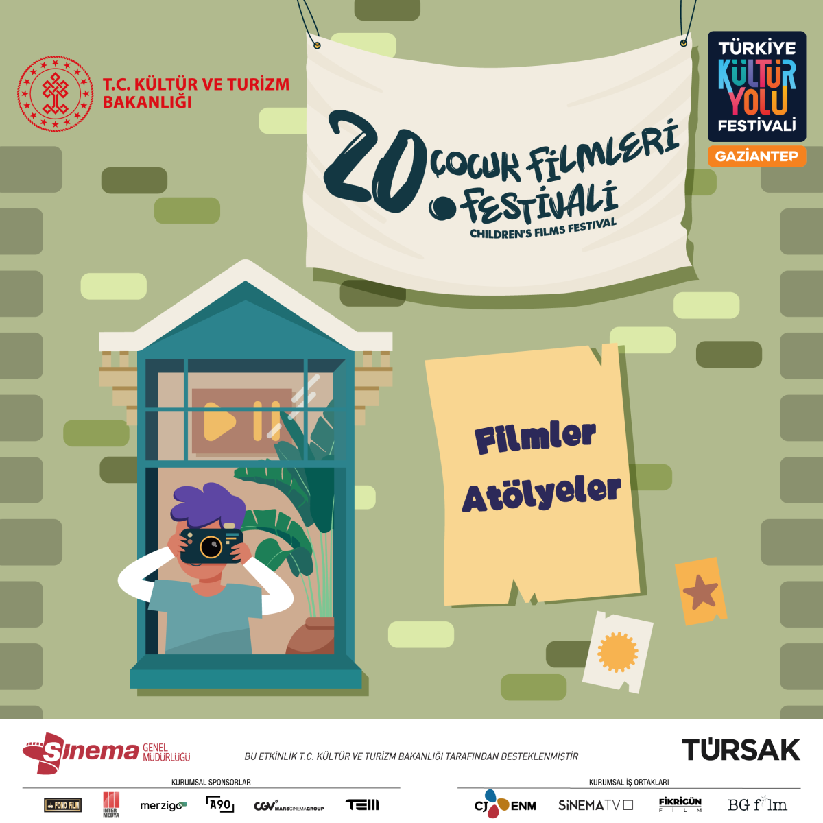 20. Çocuk Filmleri Fest Gaziantep’te Başlıyor