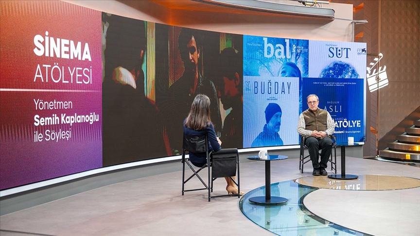  Yönetmen Semih Kaplanoğlu, AA'nın Sinema Atölyesi'ne konuk oldu