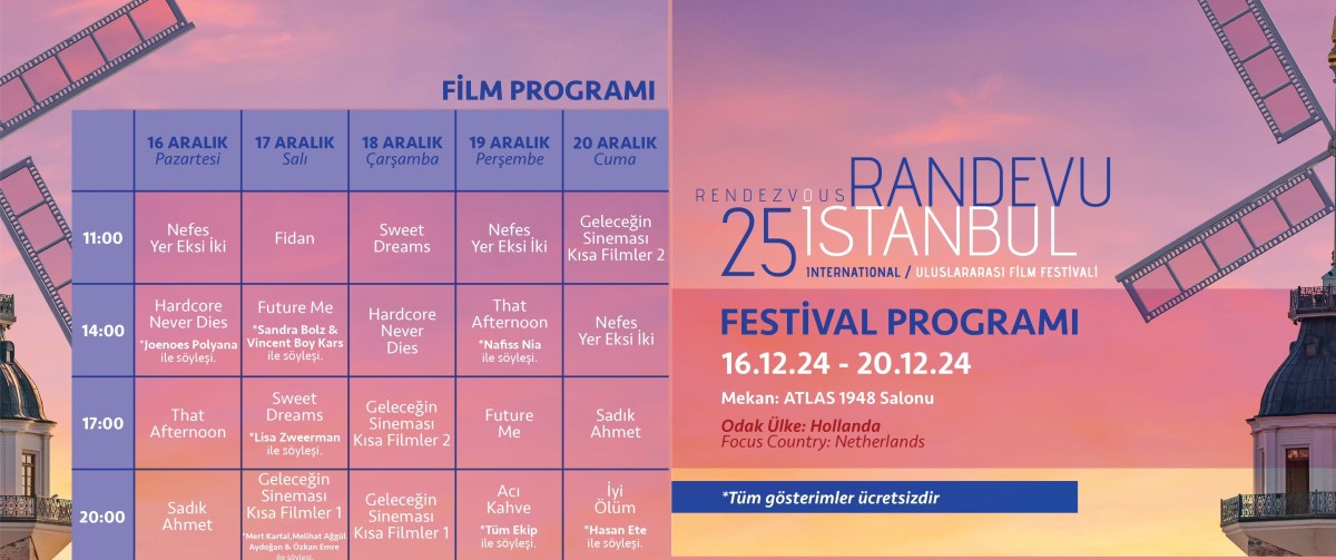 25. Randevu İstanbul’da Festival Programı Açıklandı