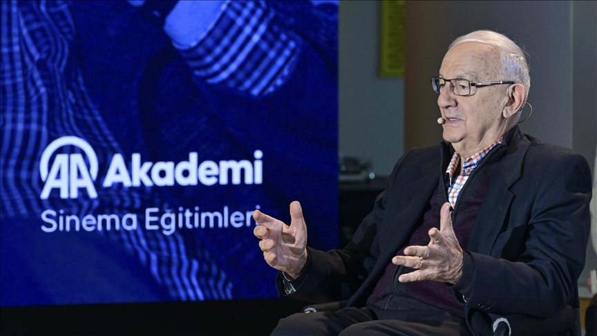  Sinema eleştirmeni Atilla Dorsay, AA'nın Sinema Atölyesi'ne konuk oldu