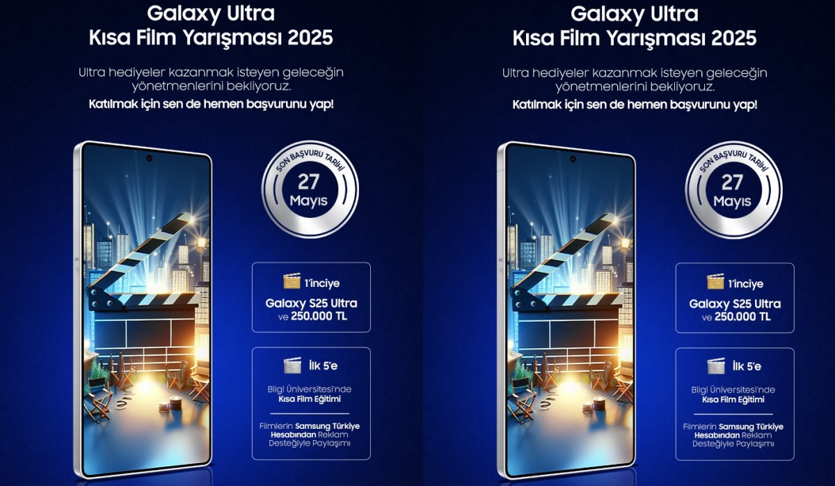 Galaxy Ultra Kısa Film Yarışması başvuruları başladı Samsung geleceğin “Ultra” yönetmenlerini arıyor!